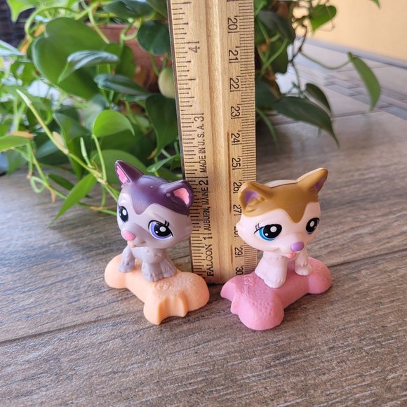 Littlest Pet Shop Mc Donald's 2010 Husky Lot LPS Collectible Replacement Figure - Picture 5 of 7